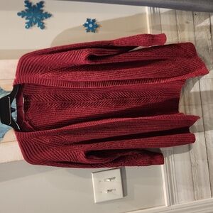EUC Members Mark Women's sz S Chenille Open front Cardigan